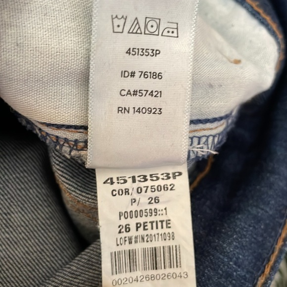 LOFT modern skinny distressed crop jeans - Picture 7 of 7